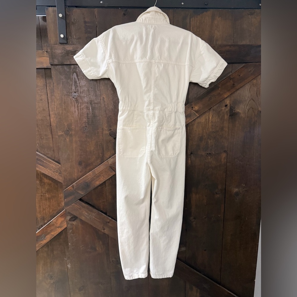 We The Free White Denim Jumpsuit - Picture 9 of 12